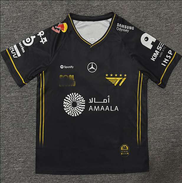 League of Legends S15 Global Championship T1 FAKER T-shirt The same style of clothing