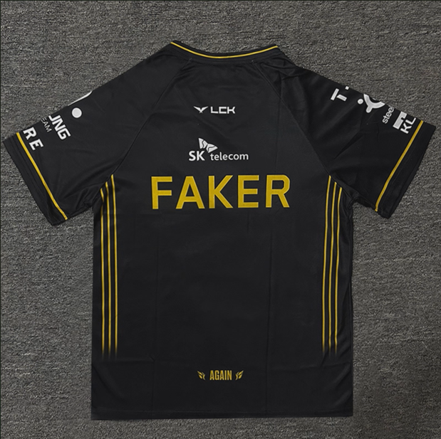 League of Legends S15 Global Championship T1 FAKER T-shirt The same style of clothing